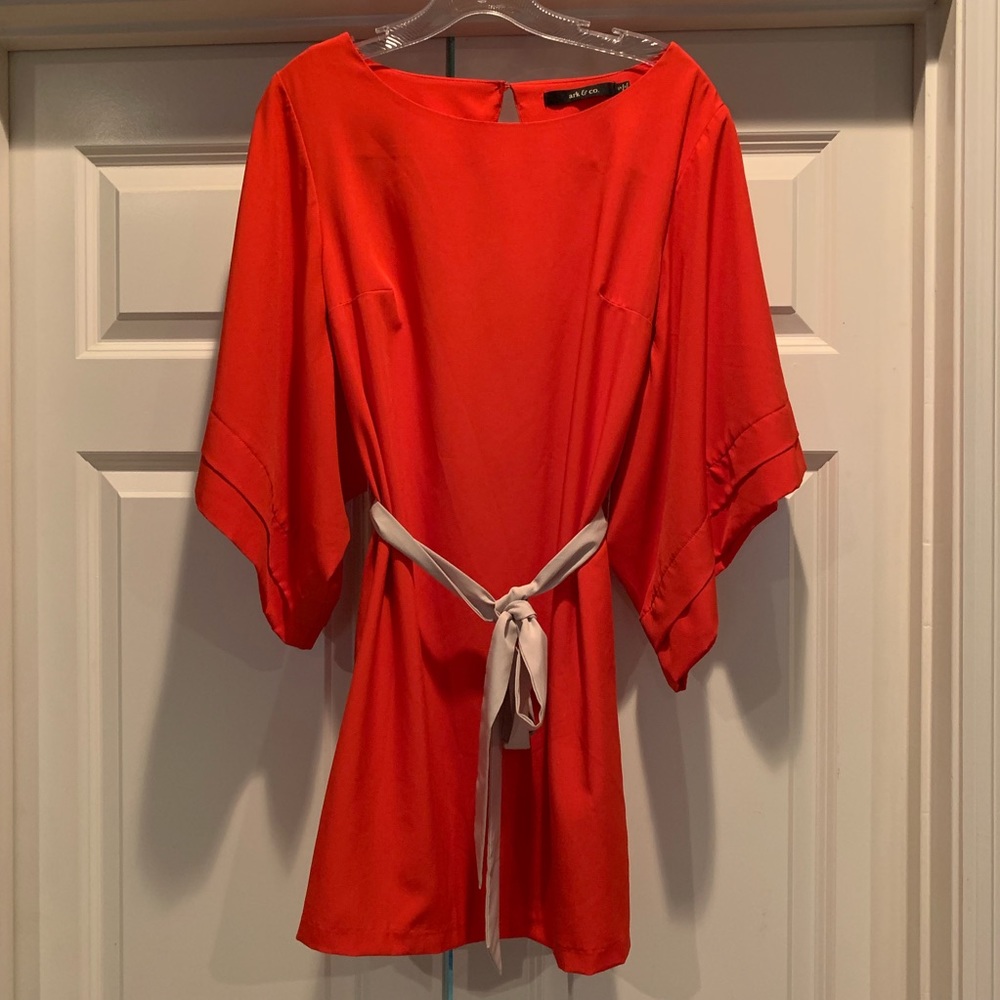 Orange dress